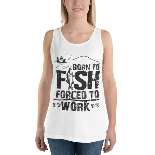 Born To Fish Tank Top - Tees Arena | TeesArena.com