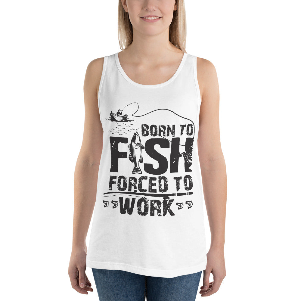 Born To Fish Tank Top - Tees Arena | TeesArena.com