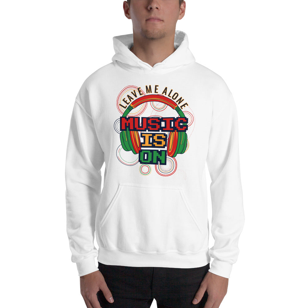 Music Is On Hoodie - Tees Arena | TeesArena.com