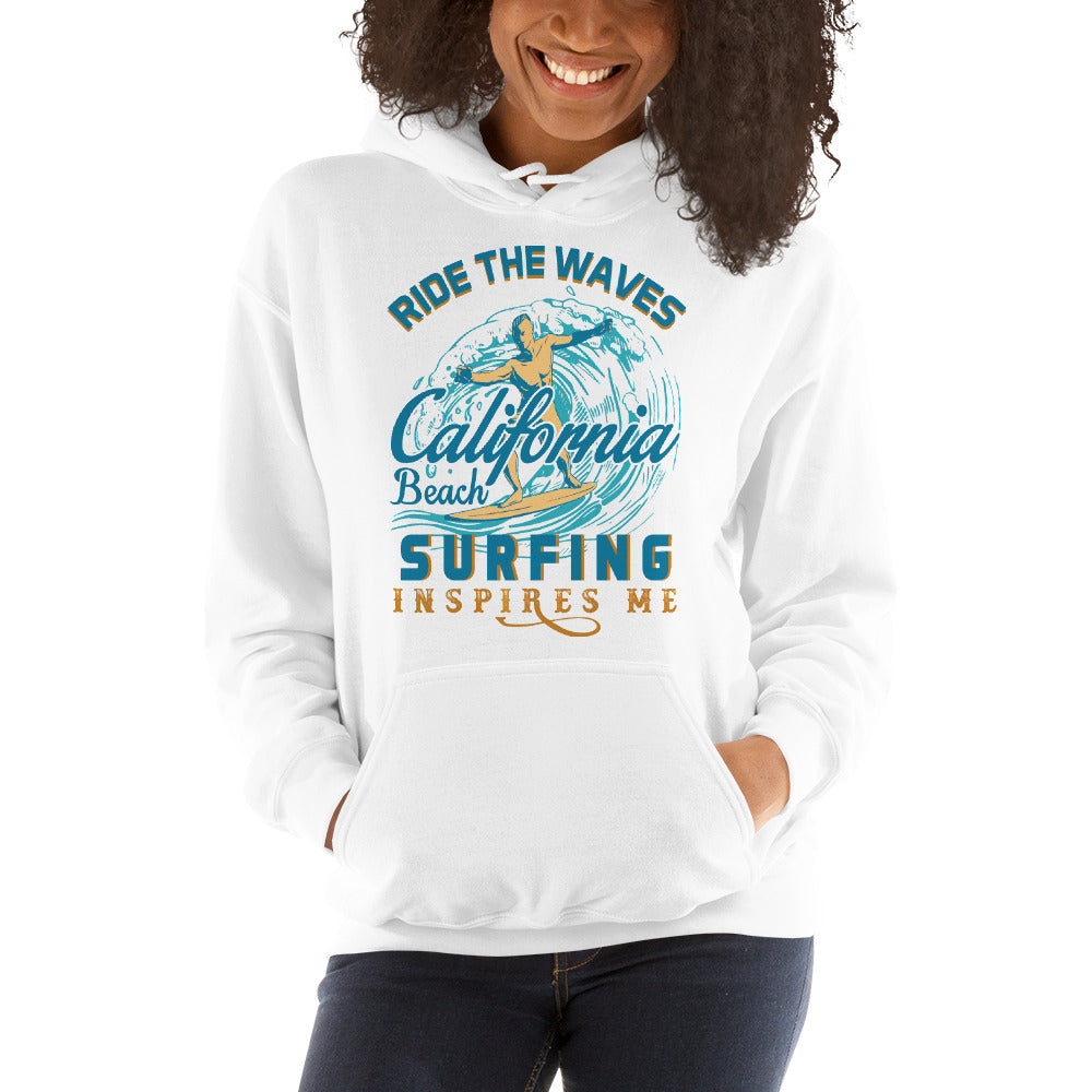 Ride The Waves Hoodie - Tees Arena | TeesArena.com