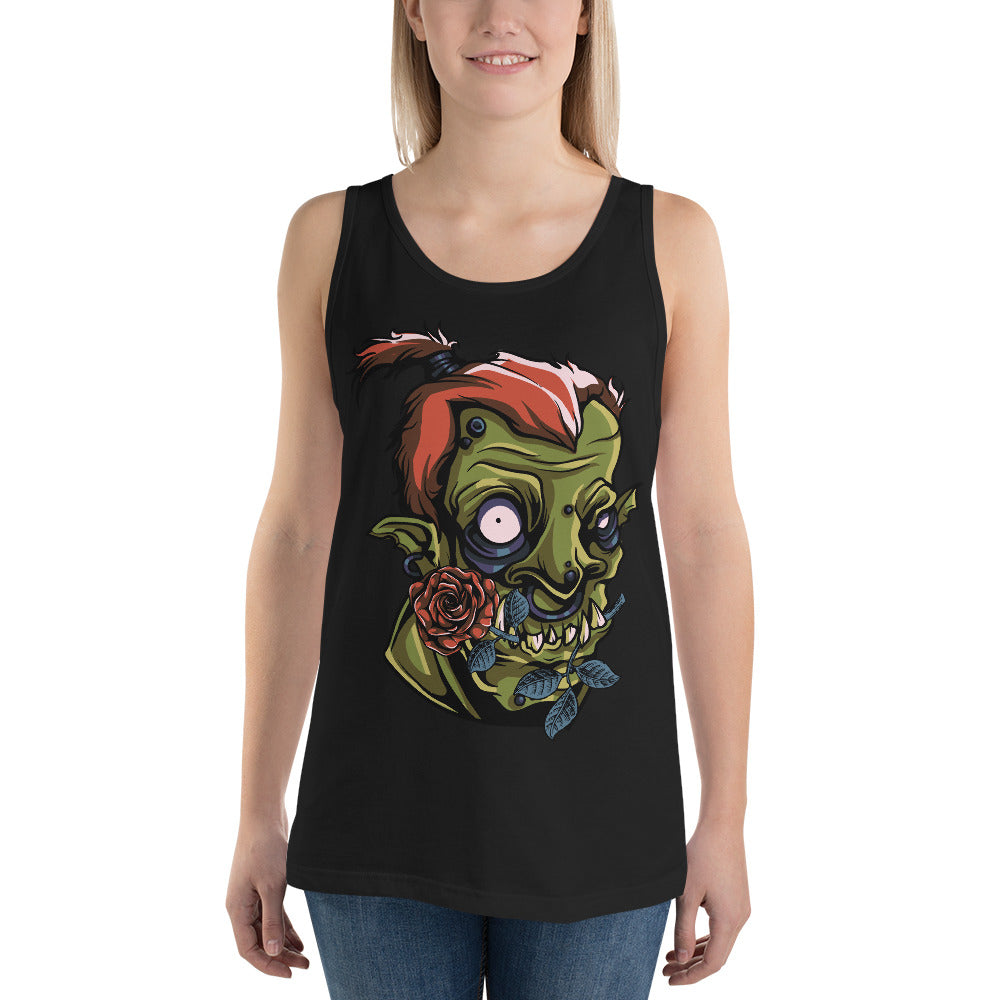 Romantic Zombie Tank Top - Tees Arena | TeesArena.com