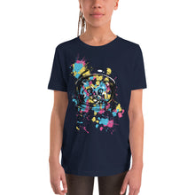 Load image into Gallery viewer, Splashed Space Cat T-Shirt - Tees Arena | TeesArena.com