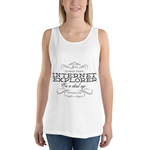 Slow Explorer Tank Top - Tees Arena | TeesArena.com
