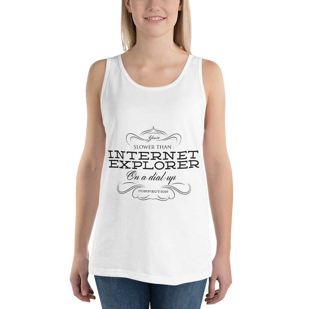 Slow Explorer Tank Top - Tees Arena | TeesArena.com