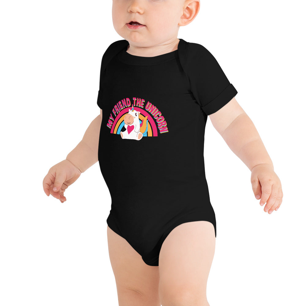 Friendly Unicorn Bodysuit - Tees Arena | TeesArena.com