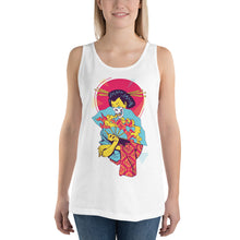 Load image into Gallery viewer, Fire Skull Fan Tank Top - Tees Arena | TeesArena.com