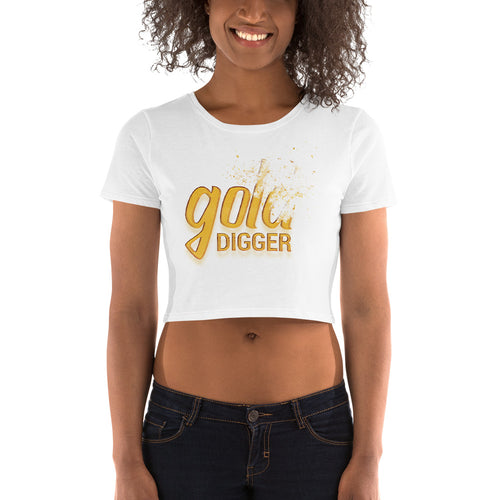 Gold Digger Crop Top - Tees Arena | TeesArena.com