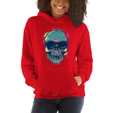 Load image into Gallery viewer, Splashed Skull Hoodie - Tees Arena | TeesArena.com
