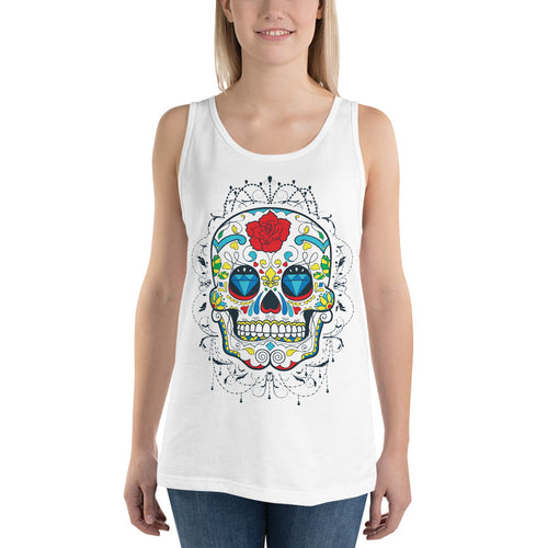 Colorful Calavera Tank Top - Tees Arena | TeesArena.com