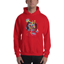 Load image into Gallery viewer, Splashed Space Cat Hoodie - Tees Arena | TeesArena.com