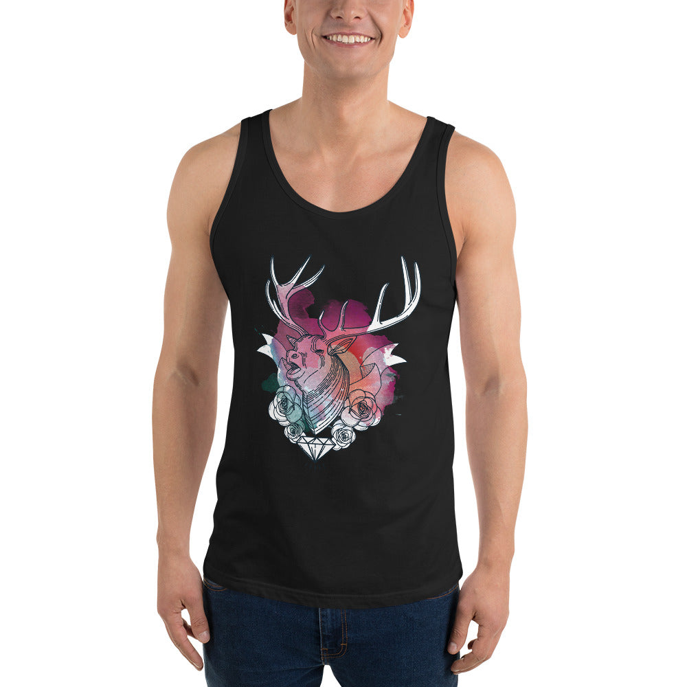 Diamond Deer Tank Top - Tees Arena | TeesArena.com
