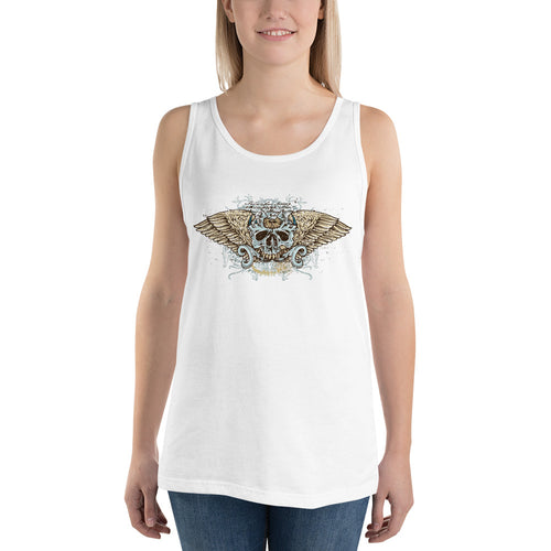 Skull Wings Tank Top - Tees Arena | TeesArena.com