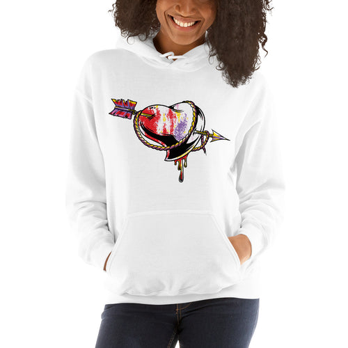 Arrow Thtough The Heart Hoodie - Tees Arena | TeesArena.com