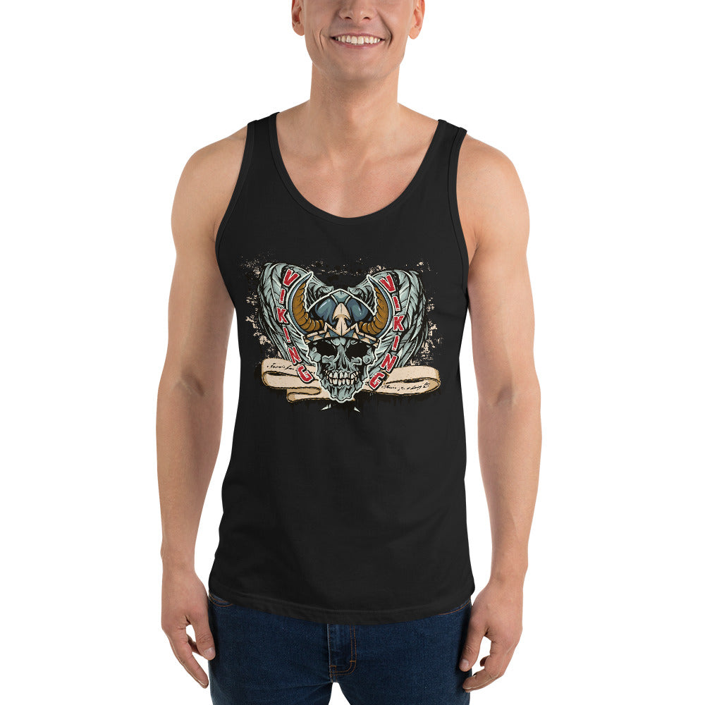 Viking Skull Tank Top - Tees Arena | TeesArena.com