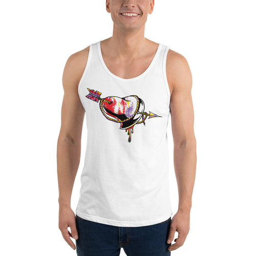 Arrow Through The Heart Tank Top - Tees Arena | TeesArena.com