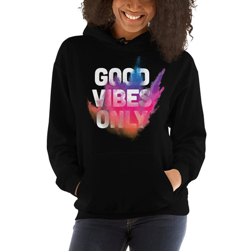 Splashed Good Vibes Only Hoodie - Tees Arena | TeesArena.com