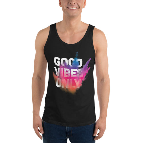 Splashed Good Vibes Only Tank Top - Tees Arena | TeesArena.com