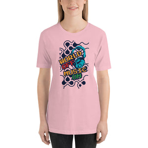 World Off Music On T-Shirt - Tees Arena | TeesArena.com