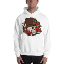 Load image into Gallery viewer, Bowler Hat And Roses Hoodie - Tees Arena | TeesArena.com