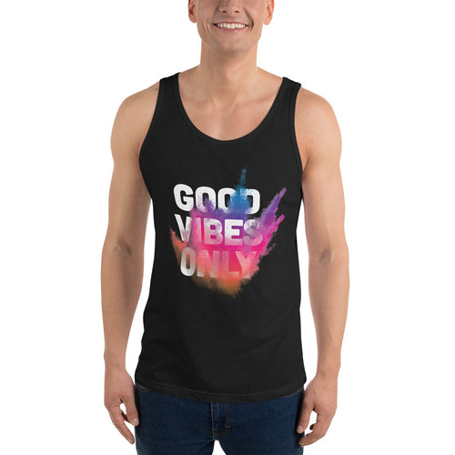 Splashed Good Vibes Only Tank Top - Tees Arena | TeesArena.com