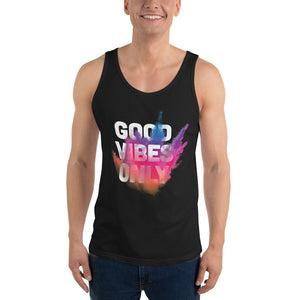 Splashed Good Vibes Only Tank Top - Tees Arena | TeesArena.com