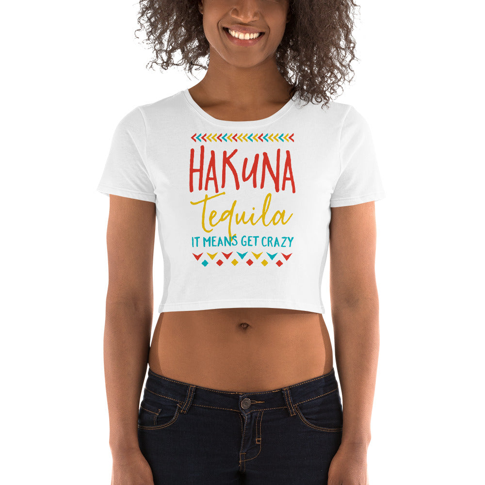 Hakuna Tequila Crop Top - Tees Arena | TeesArena.com