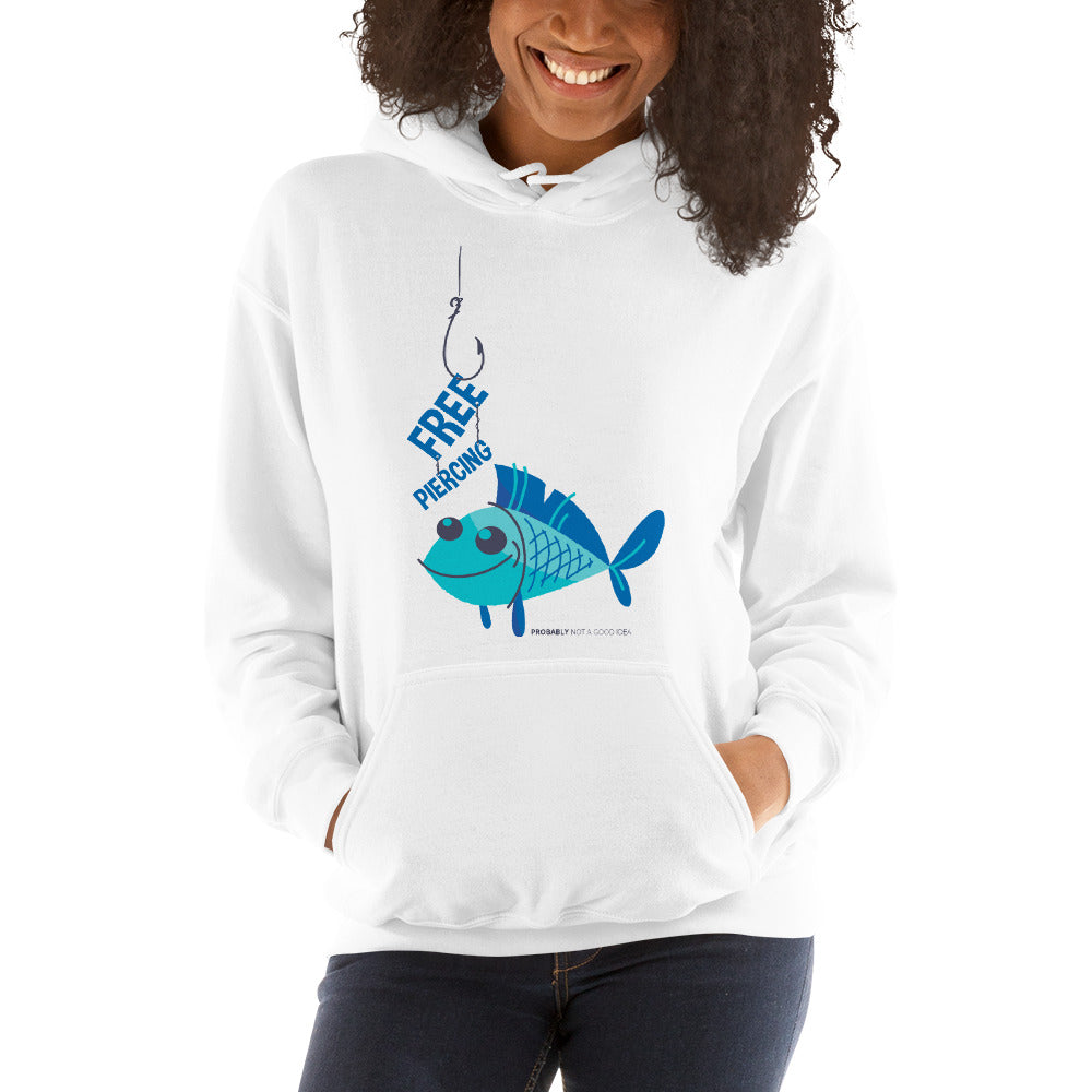 Free Piercing Hoodie - Tees Arena | TeesArena.com