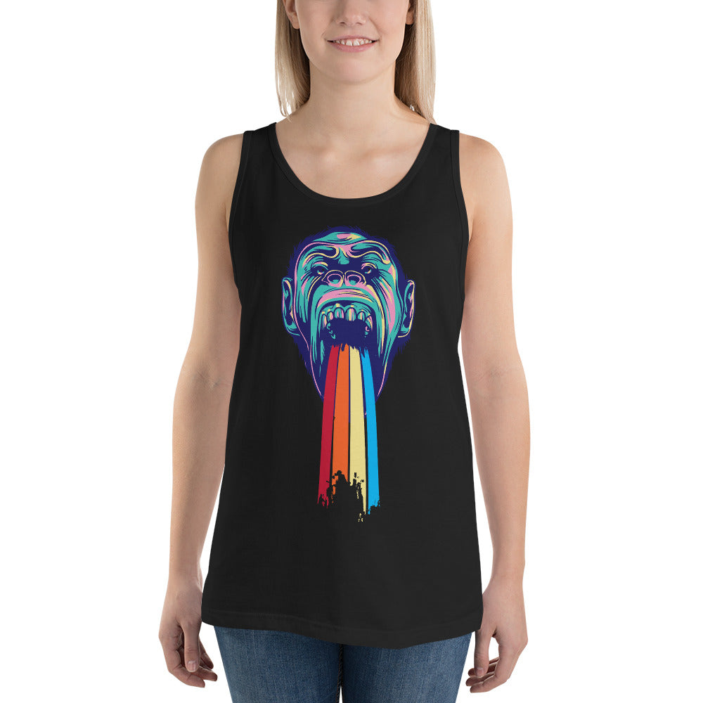 Puking Rainbow Tank Top - Tees Arena | TeesArena.com