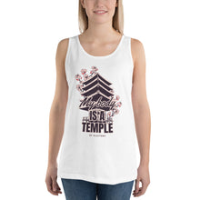 Load image into Gallery viewer, My Body Is A Temple Tank Top - Tees Arena | TeesArena.com