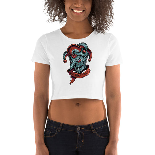Fortune Favors Crop Top - Tees Arena | TeesArena.com