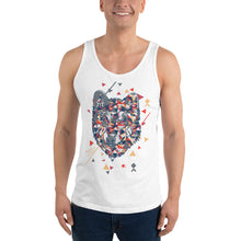 Load image into Gallery viewer, Origami Wolf Tank Top - Tees Arena | TeesArena.com