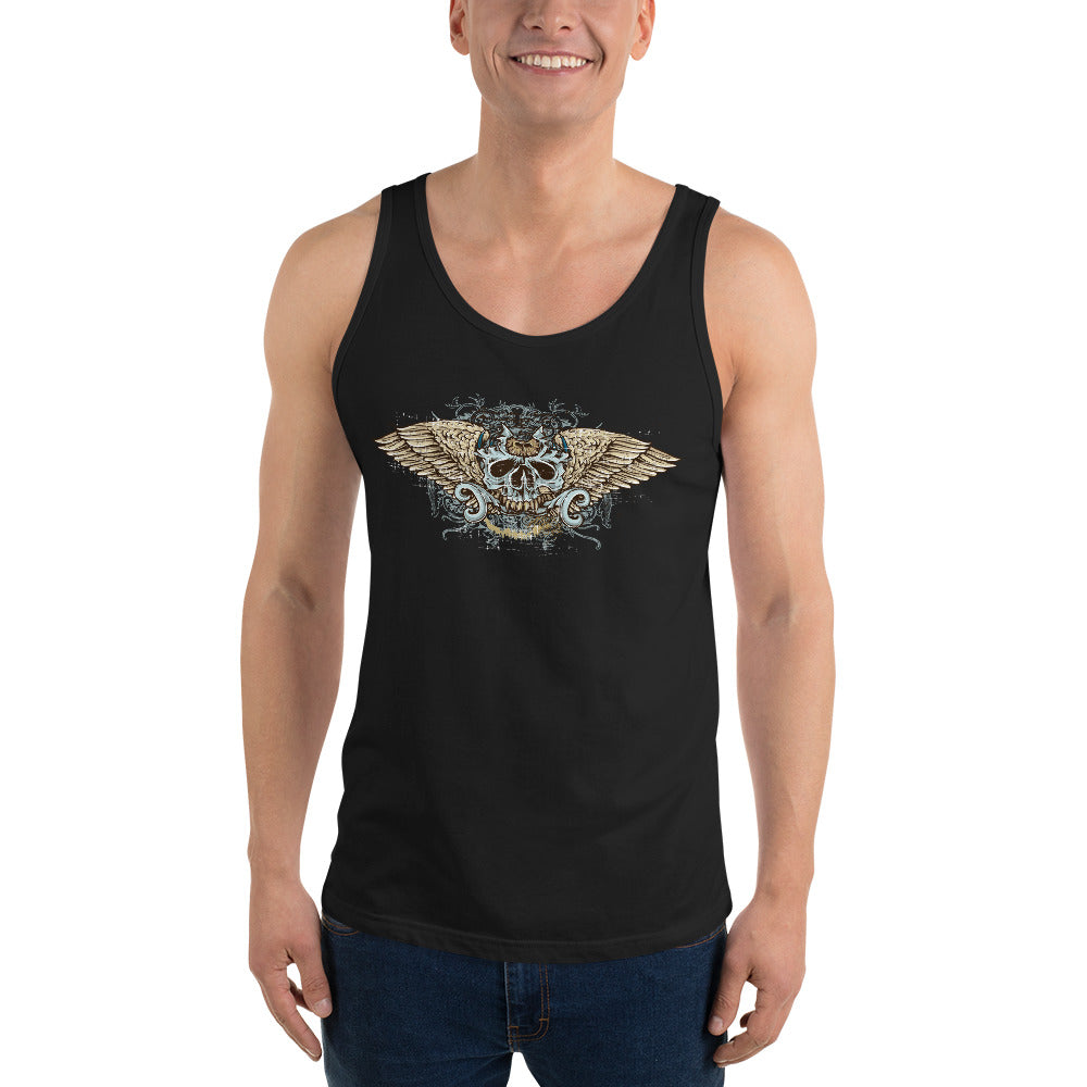 Skull Wings Tank Top - Tees Arena | TeesArena.com