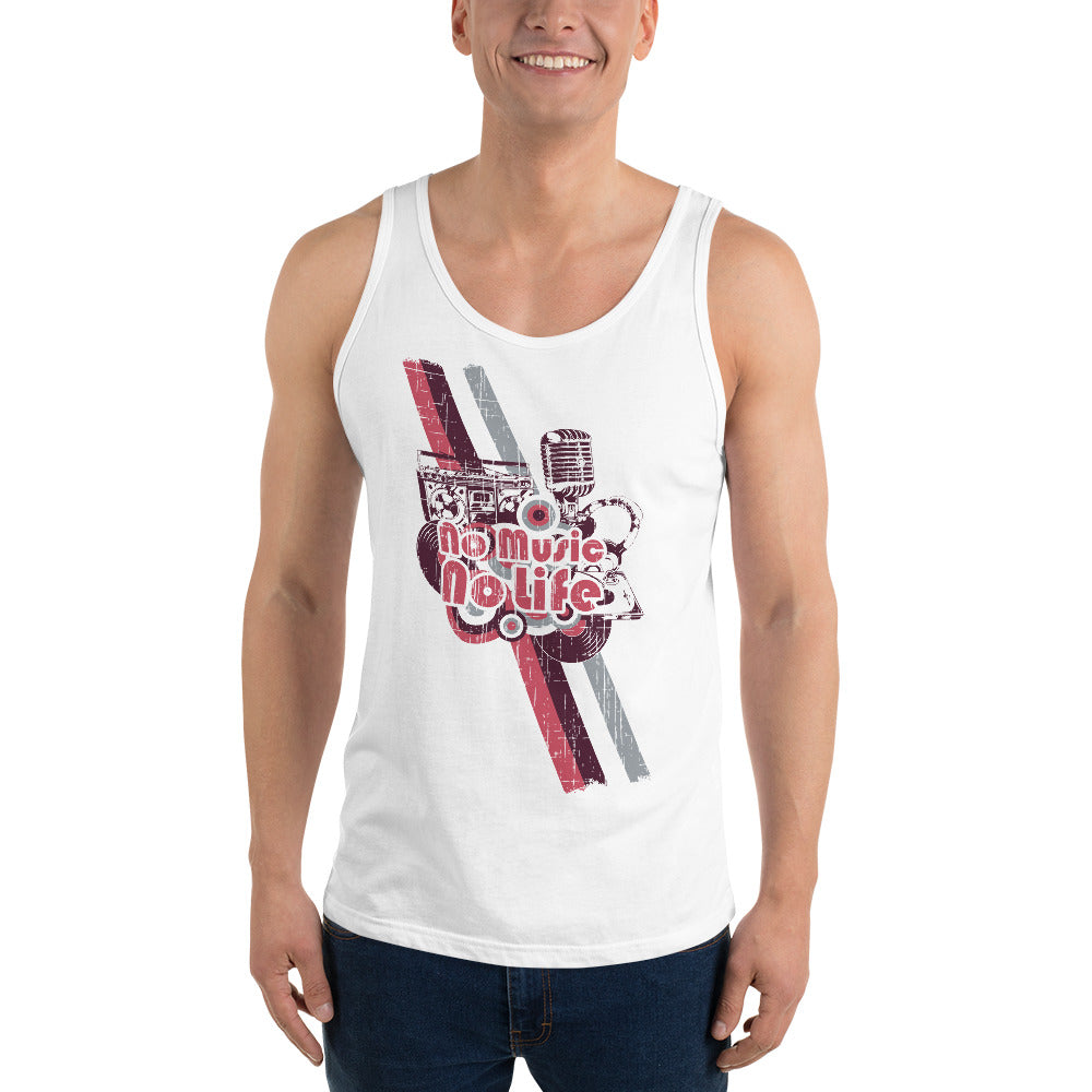 No Music No Life Tank Top - Tees Arena | TeesArena.com