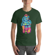 Load image into Gallery viewer, Splashed Aztec Idol T-Shirt - Tees Arena | TeesArena.com