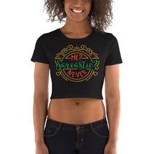 Load image into Gallery viewer, Me? Sarcastic? Crop Top - Tees Arena | TeesArena.com