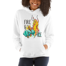 Load image into Gallery viewer, Fire And Ice Hoodie - Tees Arena | TeesArena.com