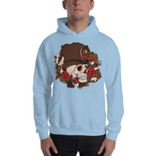 Load image into Gallery viewer, Bowler Hat And Roses Hoodie - Tees Arena | TeesArena.com