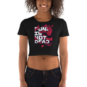Punk Is Not Dead Crop Top - Tees Arena | TeesArena.com
