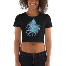 Load image into Gallery viewer, The Blue Octopus Crop Top - Tees Arena | TeesArena.com