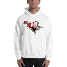 Load image into Gallery viewer, Arrow Through The Heart Hoodie - Tees Arena | TeesArena.com