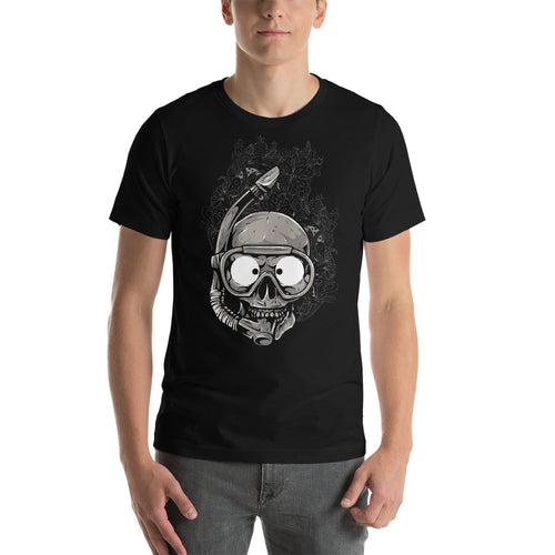 Diver Skull T-Shirt - Tees Arena | TeesArena.com