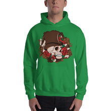 Load image into Gallery viewer, Bowler Hat And Roses Hoodie - Tees Arena | TeesArena.com