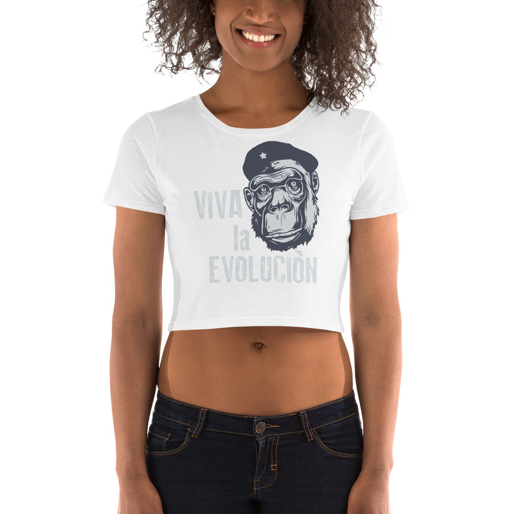 Viva La Evolucion Crop Top - Tees Arena | TeesArena.com