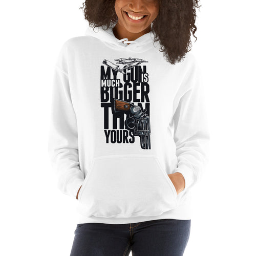 My Gun Is Much Bigger Hoodie - Tees Arena | TeesArena.com