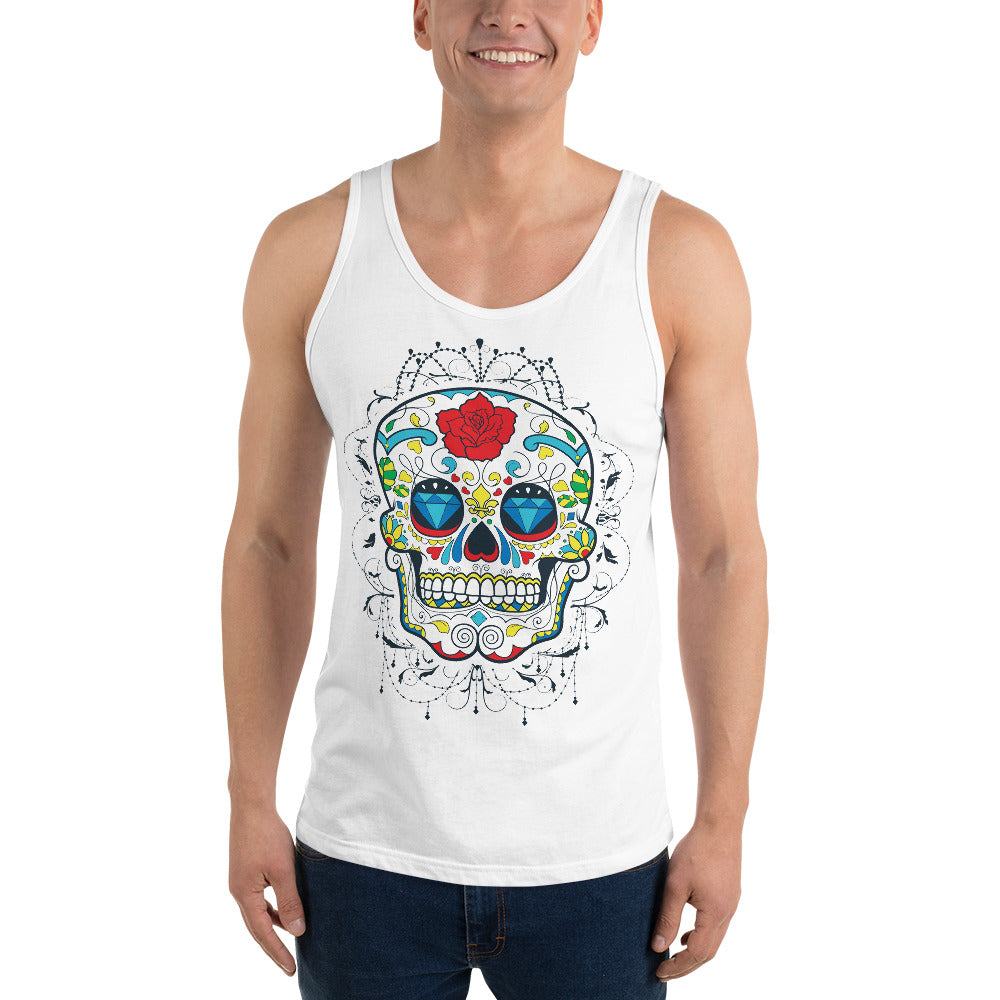 Colorful Calavera Tank Top - Tees Arena | TeesArena.com