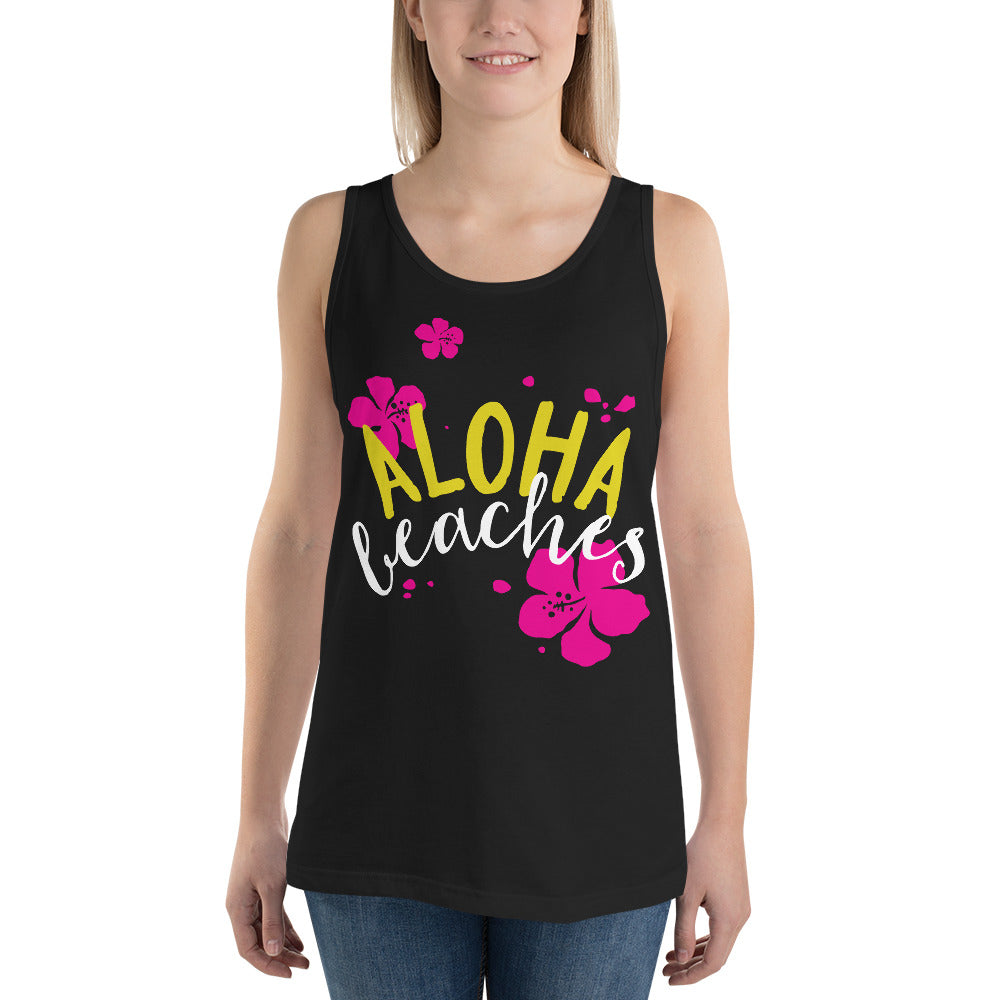 Aloha Beaches Tank Top - Tees Arena | TeesArena.com