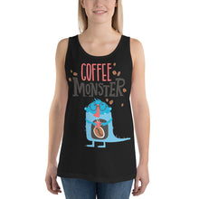 Load image into Gallery viewer, Coffee Monster Tank Top - Tees Arena | TeesArena.com