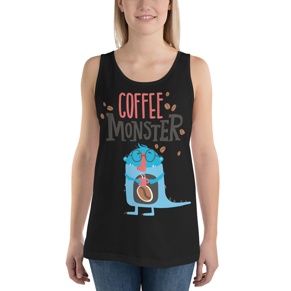 Coffee Monster Tank Top - Tees Arena | TeesArena.com
