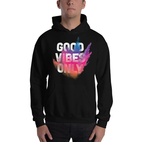 Splashed Good Vibes Only Hoodie - Tees Arena | TeesArena.com