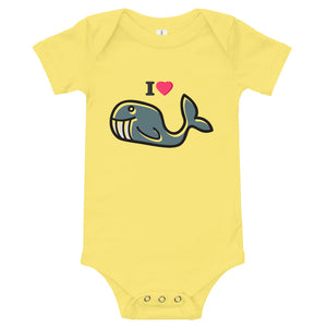 I Love Whale Bodysuit - Tees Arena | TeesArena.com